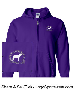 Zip Hoodie with Club Logo Design Zoom